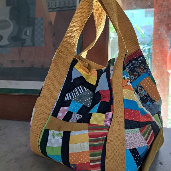 Como unir retalhos pequenos e irregulares com a técnica Crumb Quilt