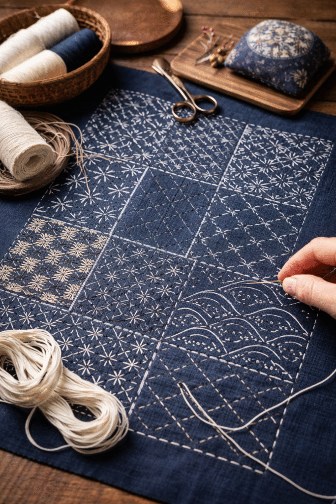 técnica sashiko