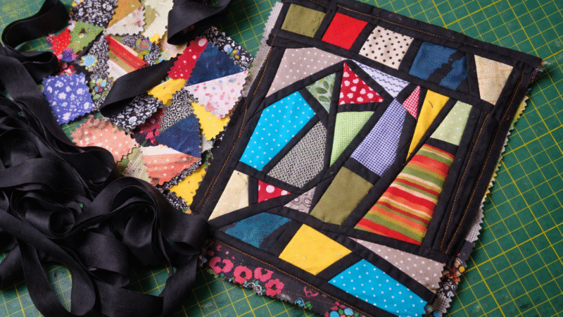 Patchwork Mosaico com Micro Retalhos: Como Criar Tecidos Exclusivos Passo a Passo